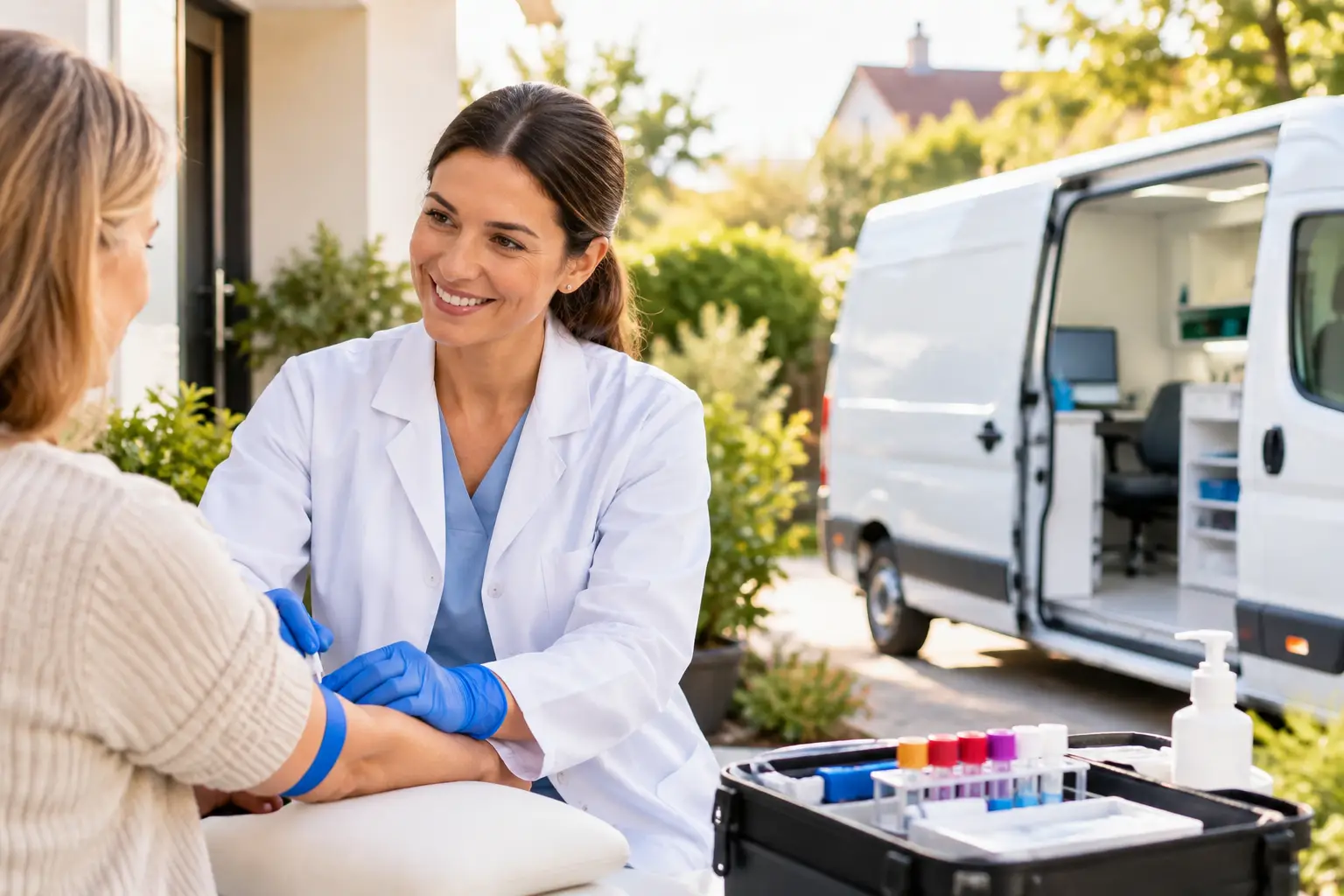 Laboratoires mobiles pour vos analyses à domicile