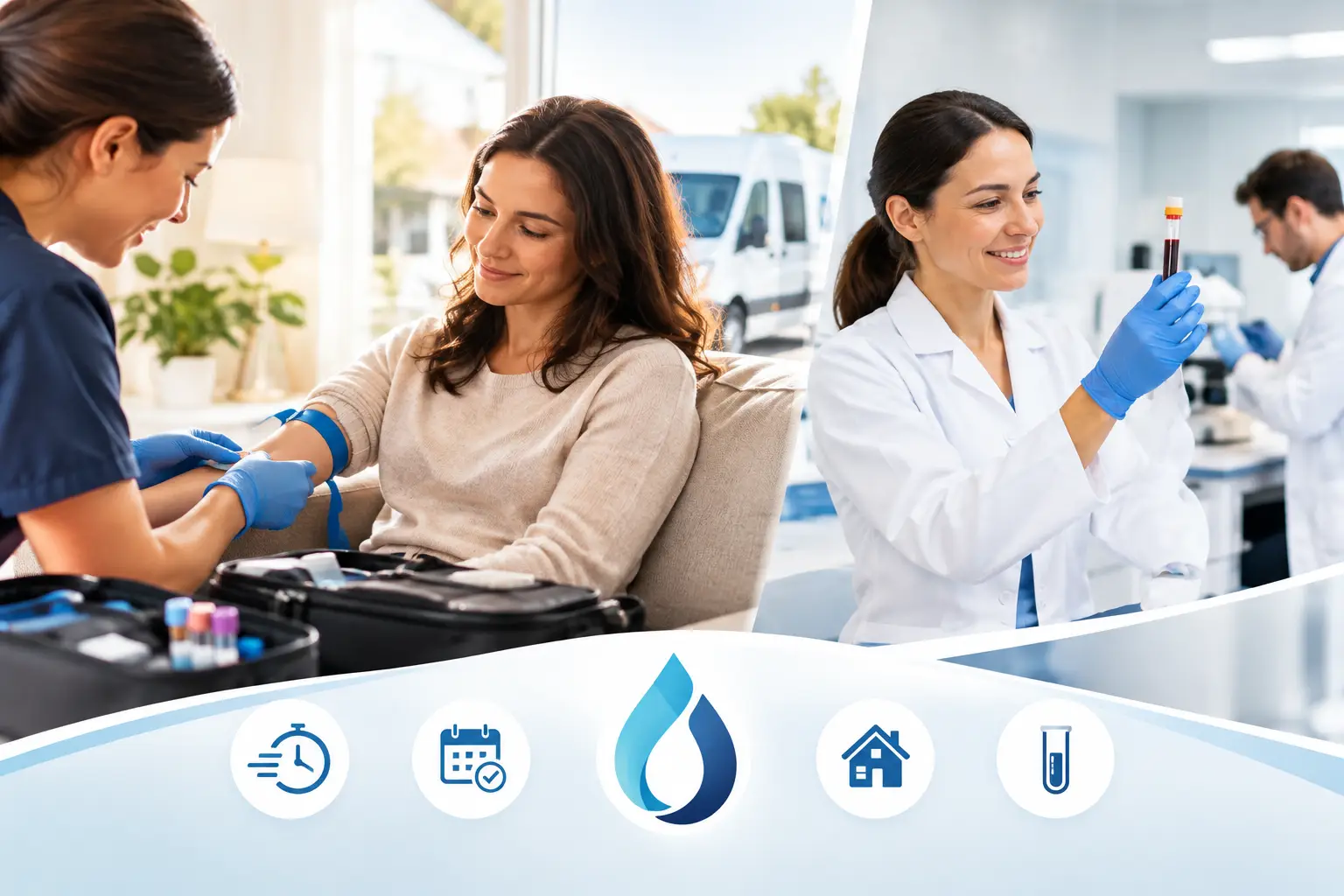 Service mobile ou clinique pour analyses, que choisir?