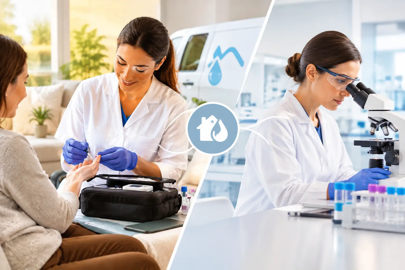 Service mobile ou laboratoire traditionnel ?